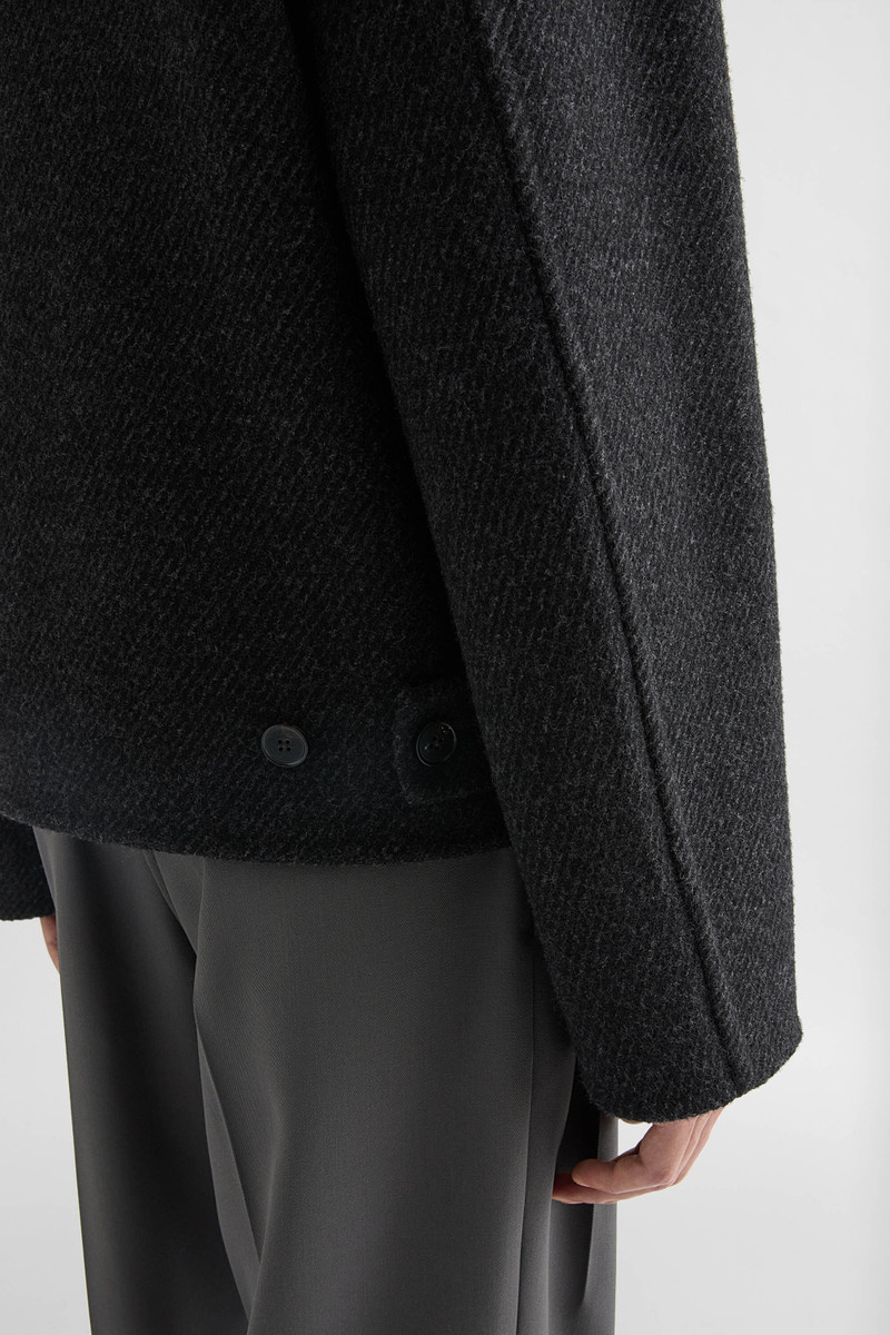 Lightweight Textured Wool Blouson 4