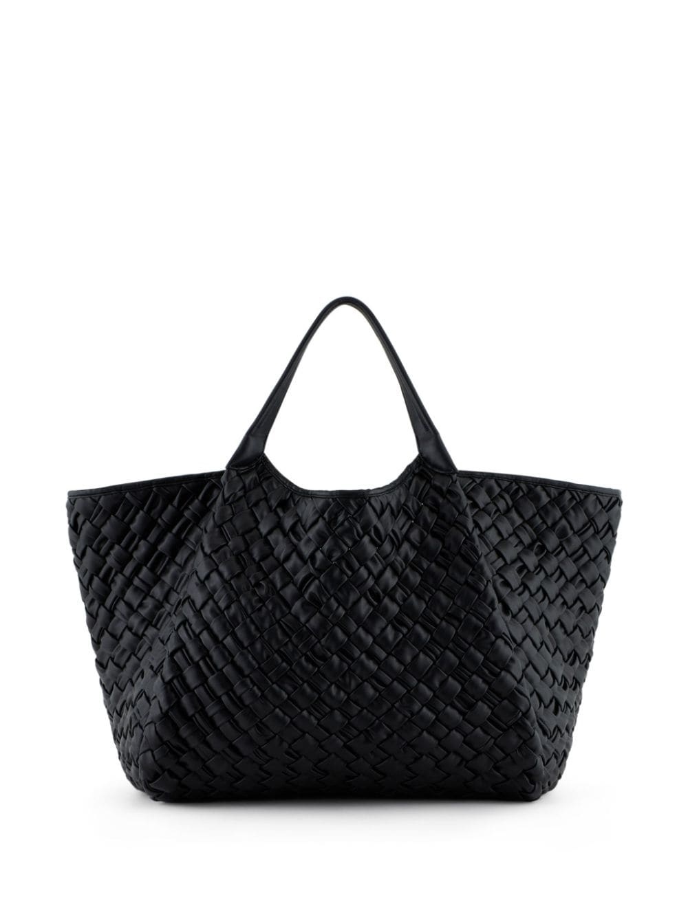 interwoven faux-leather tote bag - 3