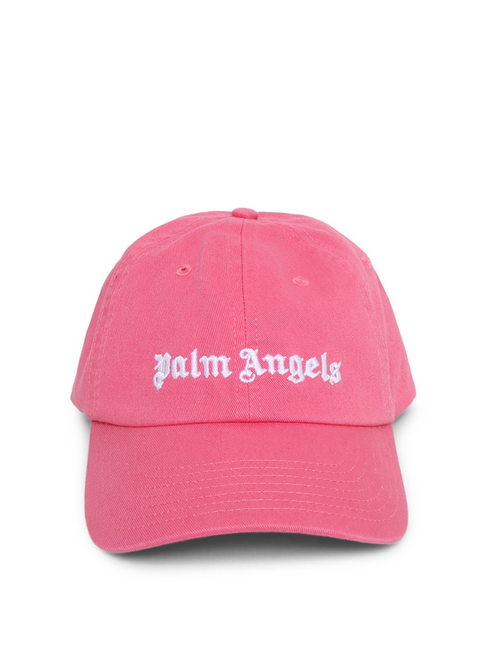 Classic Embroidered Logo Cap Pink And White - 1