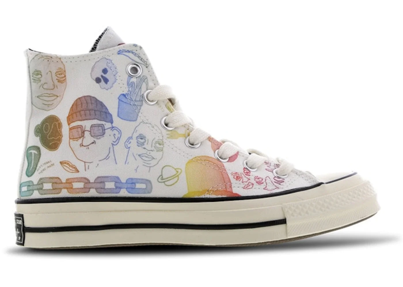 Converse Chuck Taylor All Star 70 Hi Tyler the Creator Artist Series White Multicolor - 1