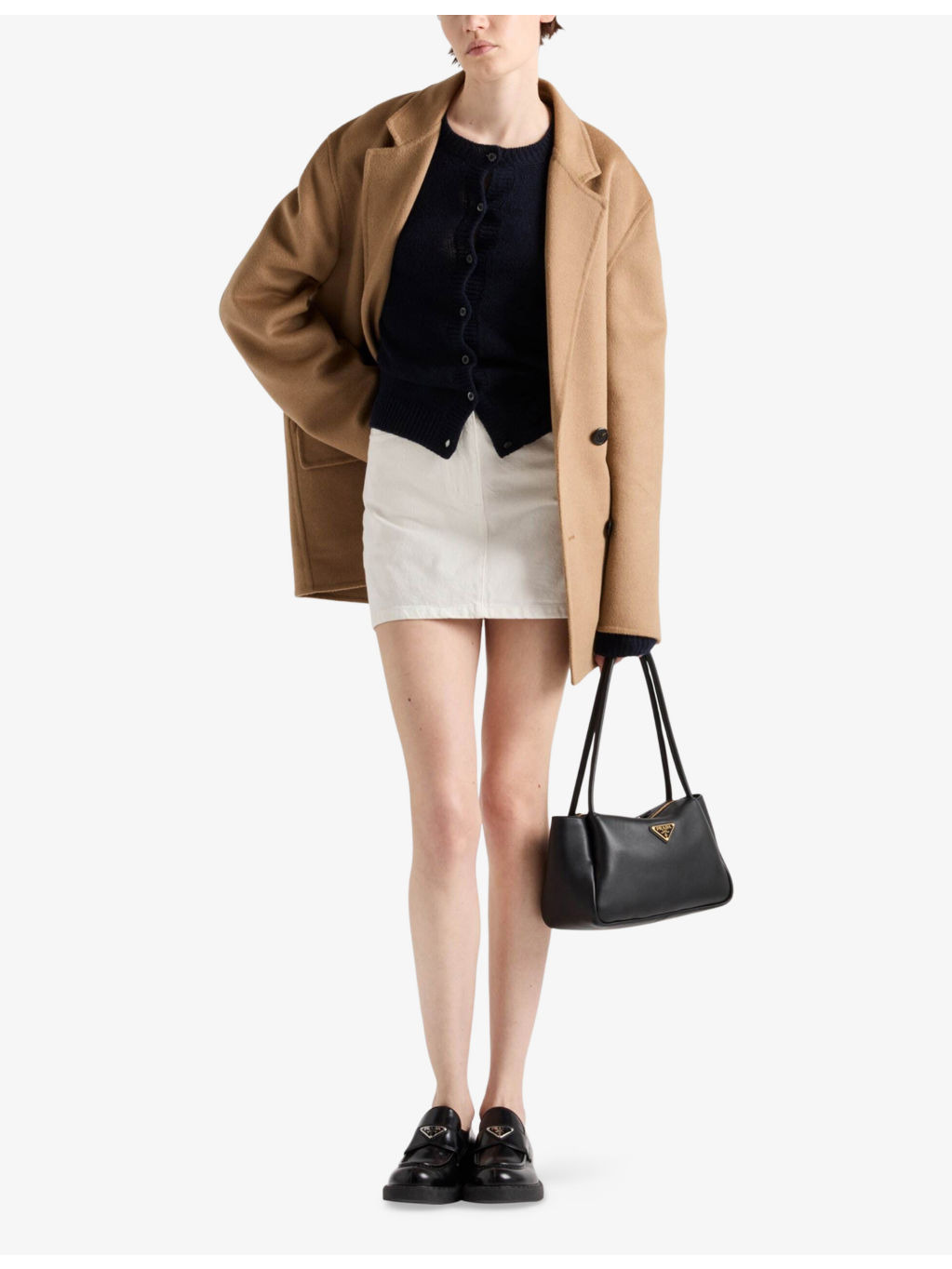 Logo-Embellished Denim Mini Skirt - 2