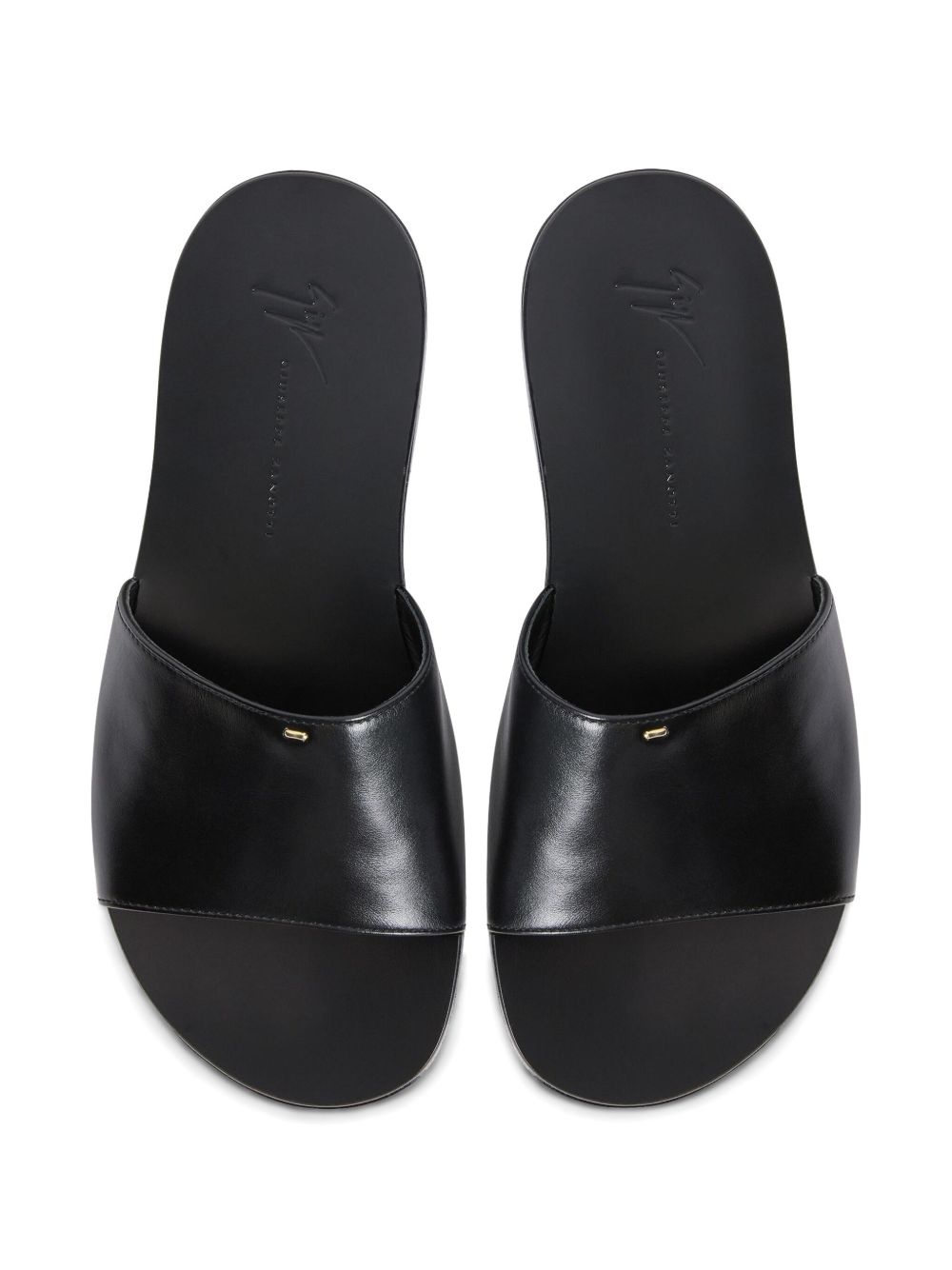 Adrien leather slides - 3