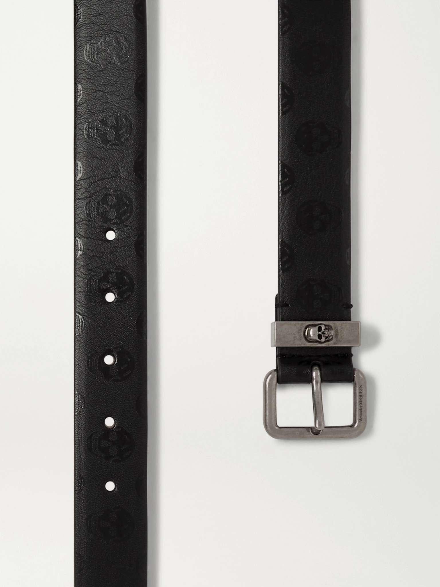 3cm Printed Leather Belt - 3