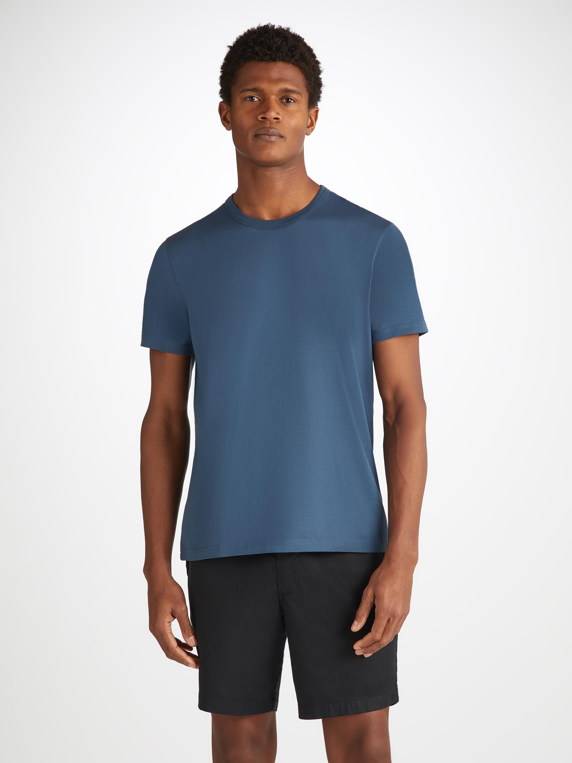 Men's T-Shirt Barny Pima Cotton Denim - 8