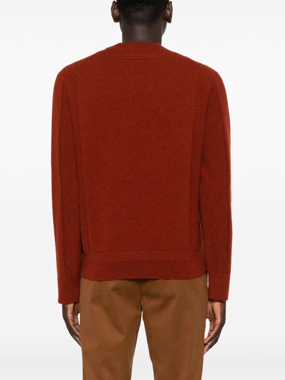 crew-neck wool-blend jumper - 4
