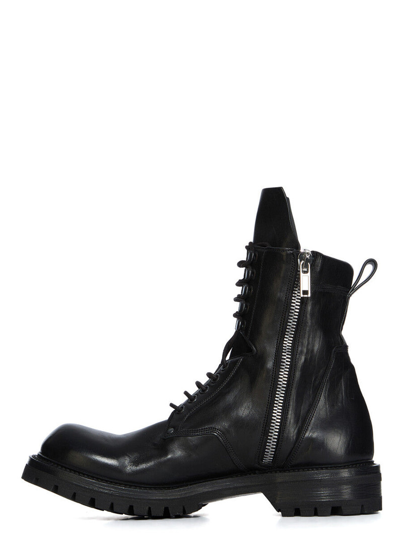 Leather Boots Black 9