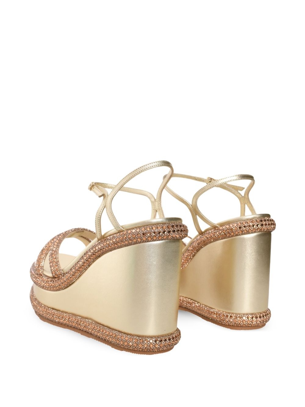 crystal-embellished sandals - 3