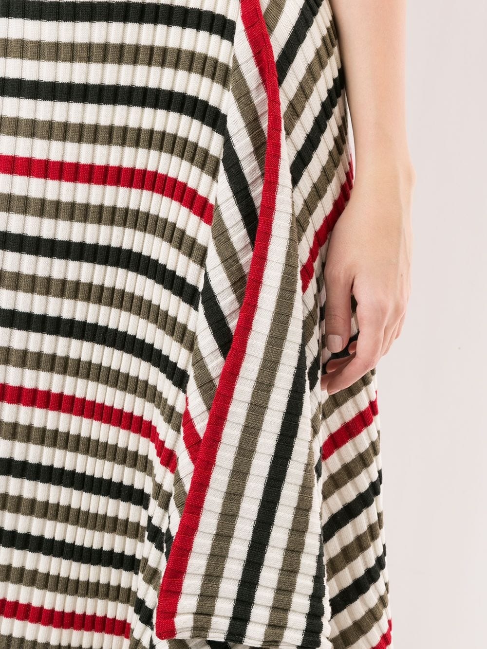 Infinity striped asymmetric skirt - 5