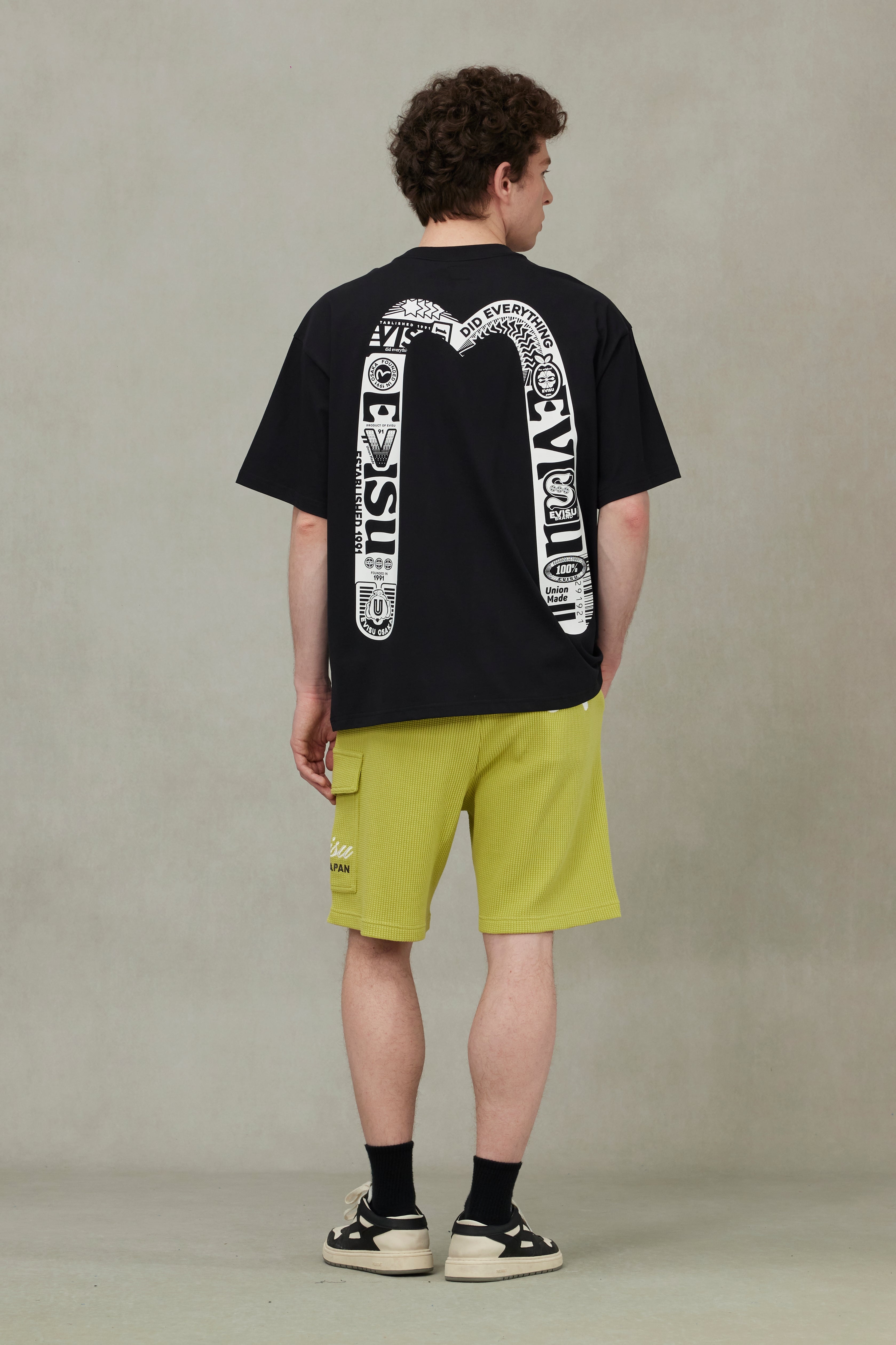 Logo and Daicock Print Loose Fit T-Shirt - 4