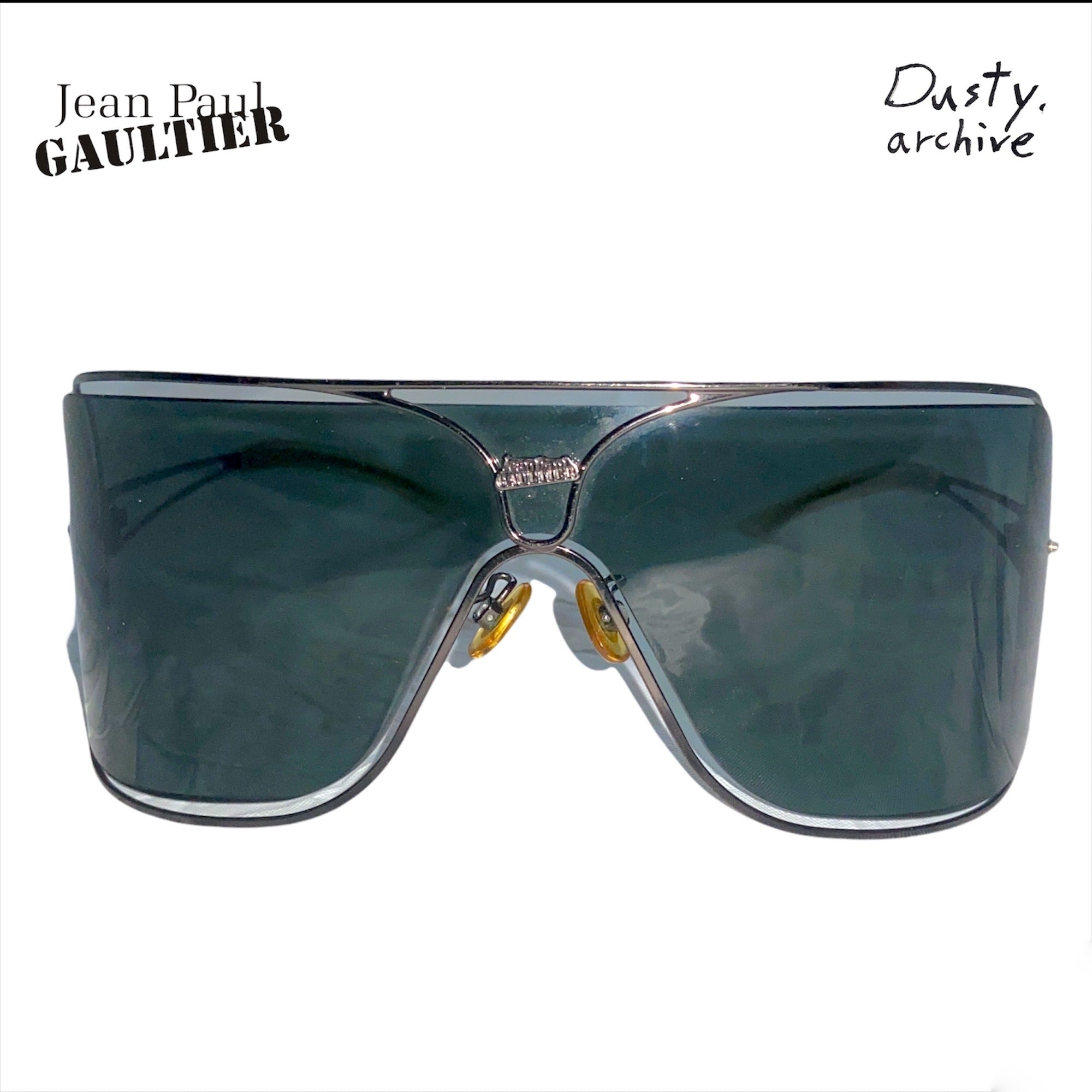 Jean paul Gaultier 90s shield sunglasses - 2