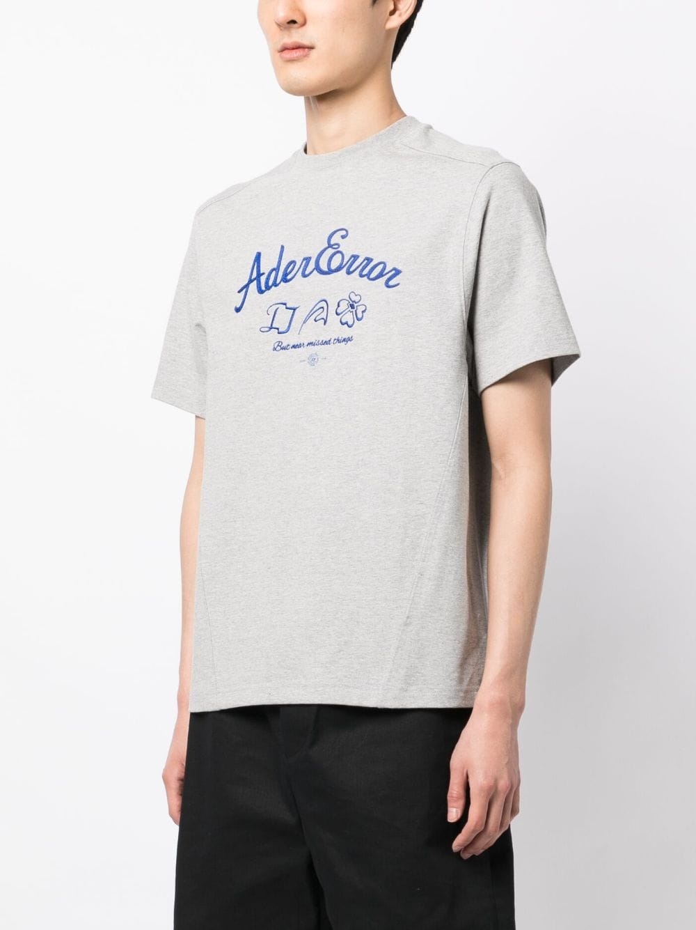 embroidered-logo cotton T-Shirt - 3
