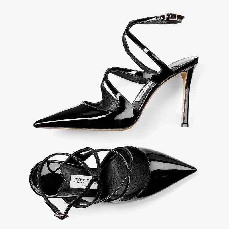 Azia Pump 95 Black Patent Leather Pumps 4