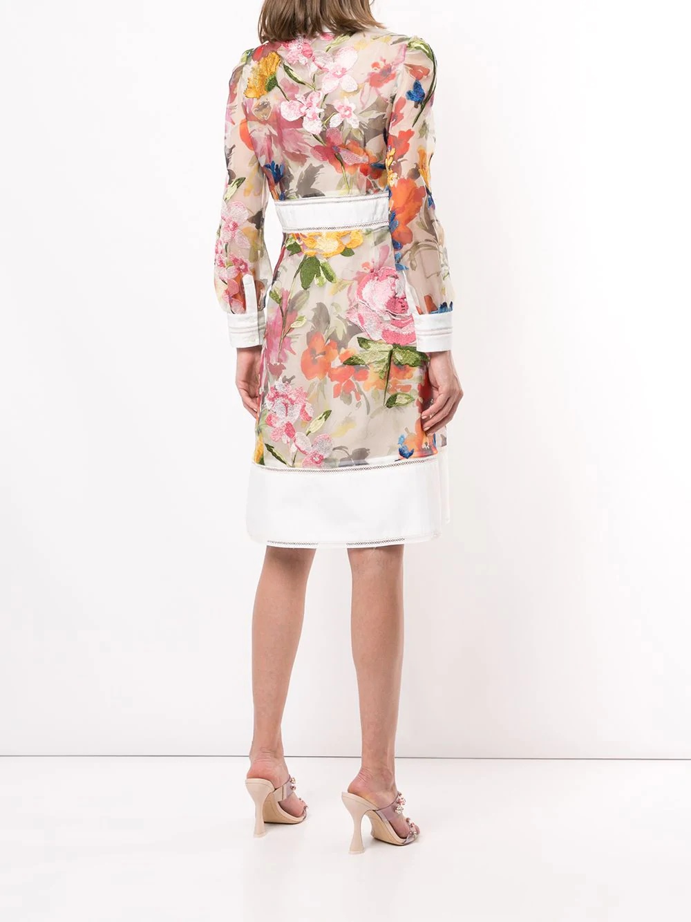 floral printed shirt dress - 4