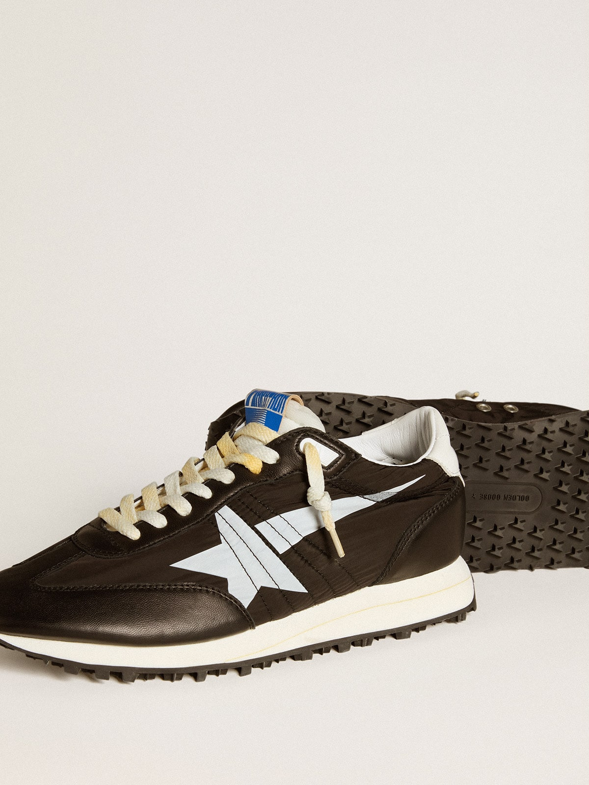 Men’s Marathon with black nylon upper and white star - 4