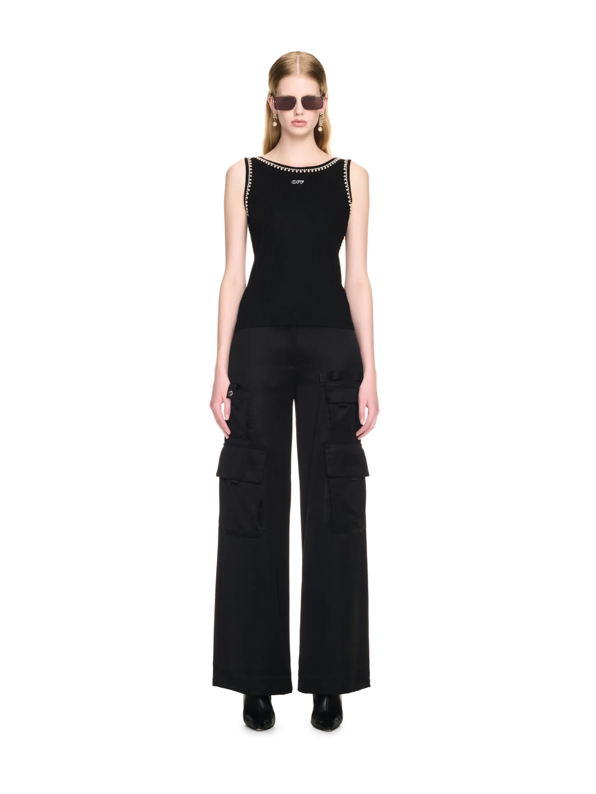 Light Rib Emb 20s Tank Top - 2