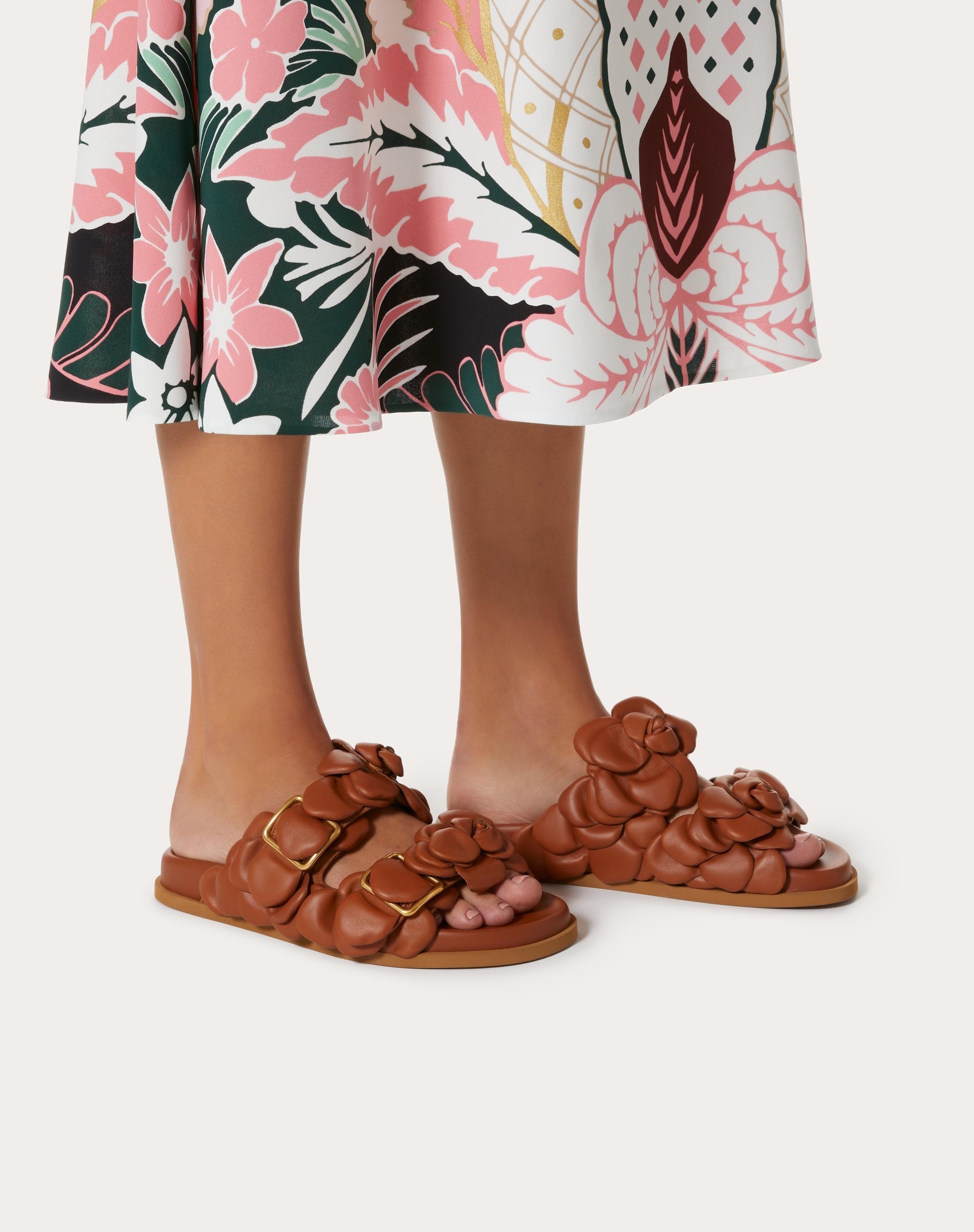 VALENTINO GARAVANI ATELIER SHOES 03 ROSE EDITION SLIDE SANDAL 35 MM - 6