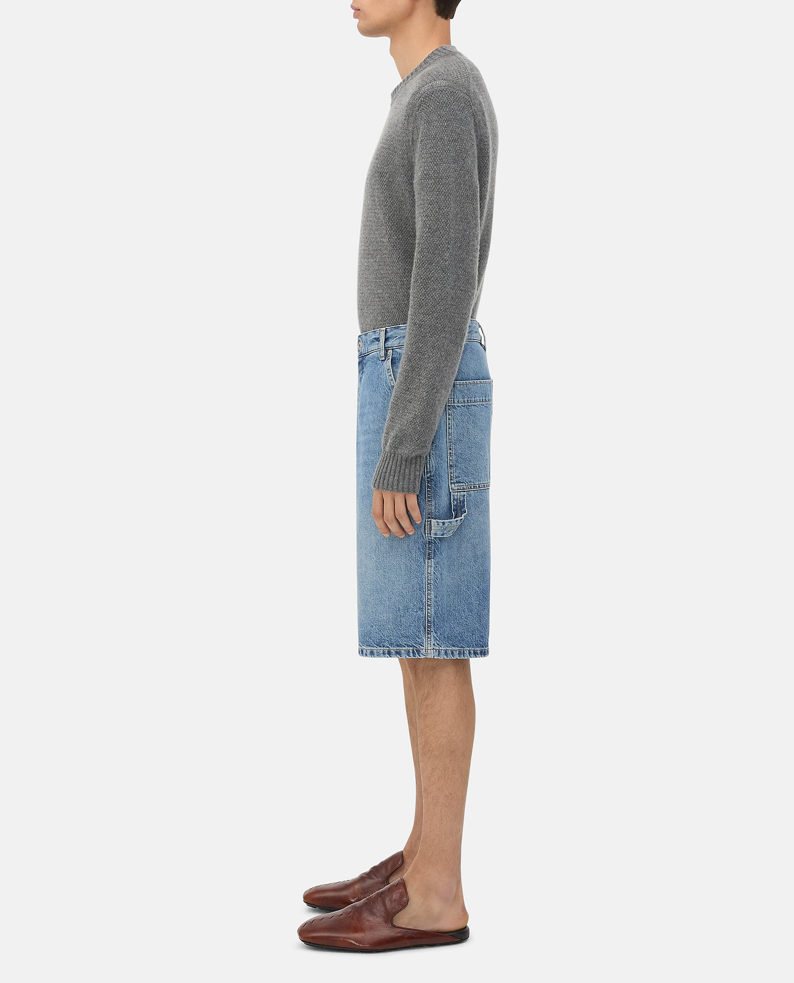 Bottega Veneta Men Bermuda Cargo Denim - 2