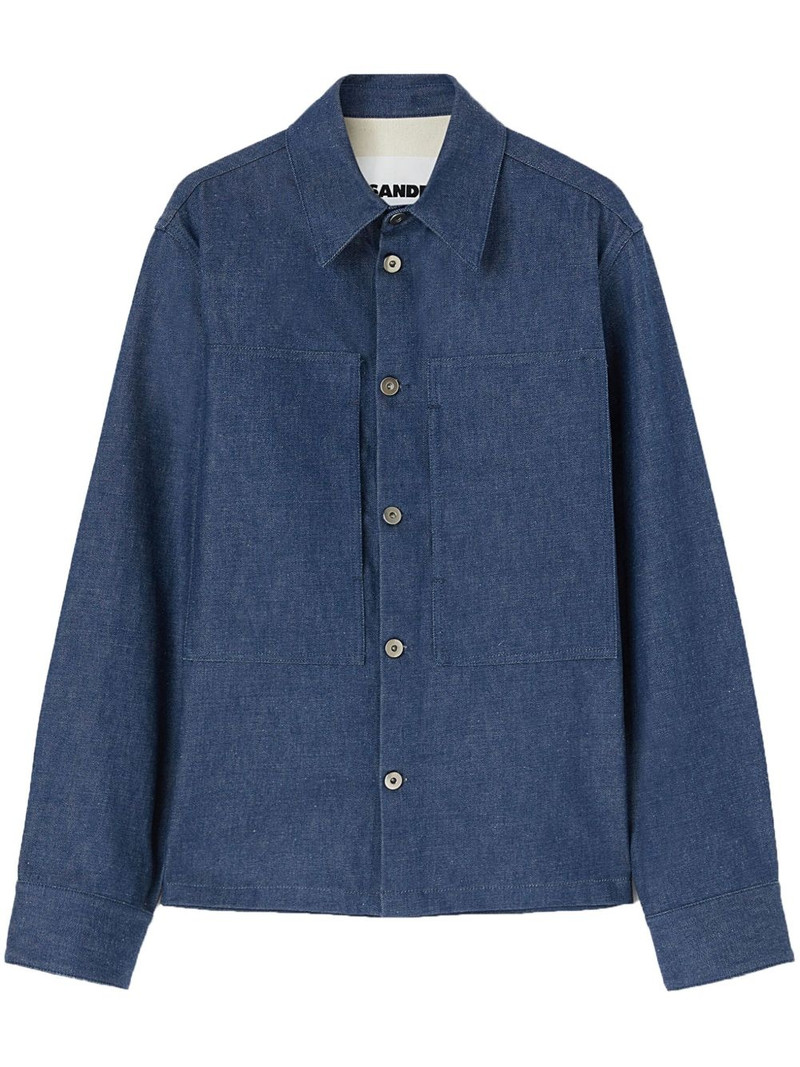 cotton denim overshirt 1