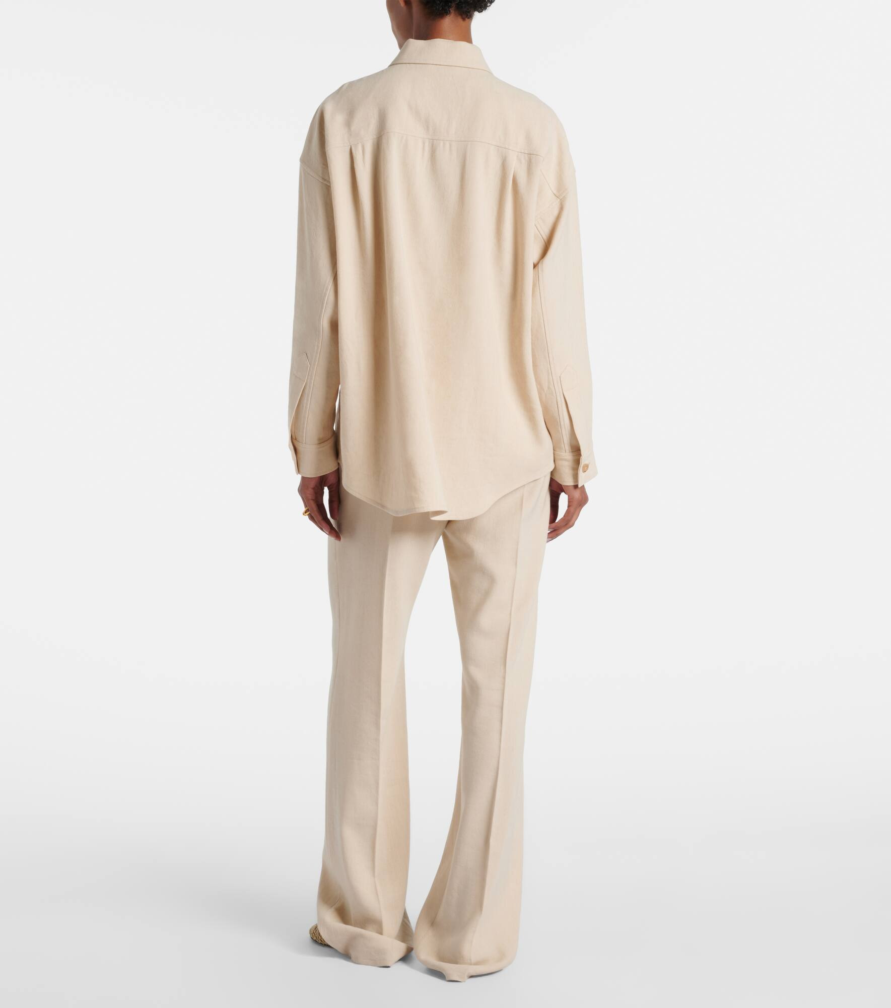 Linen and wool shirt - 3