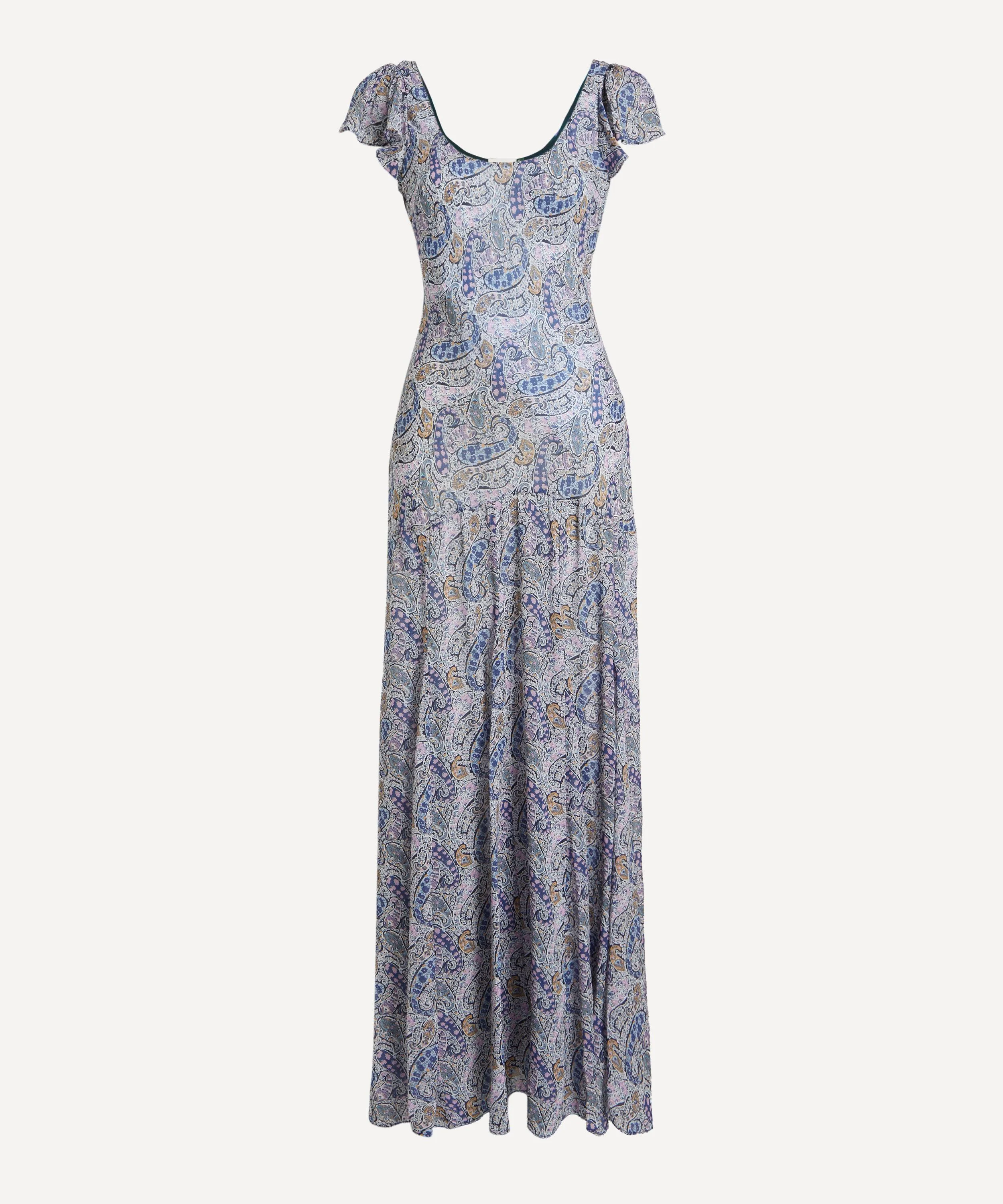 Made With Liberty Fabrics Erianne Bourton Navy Dress - 1