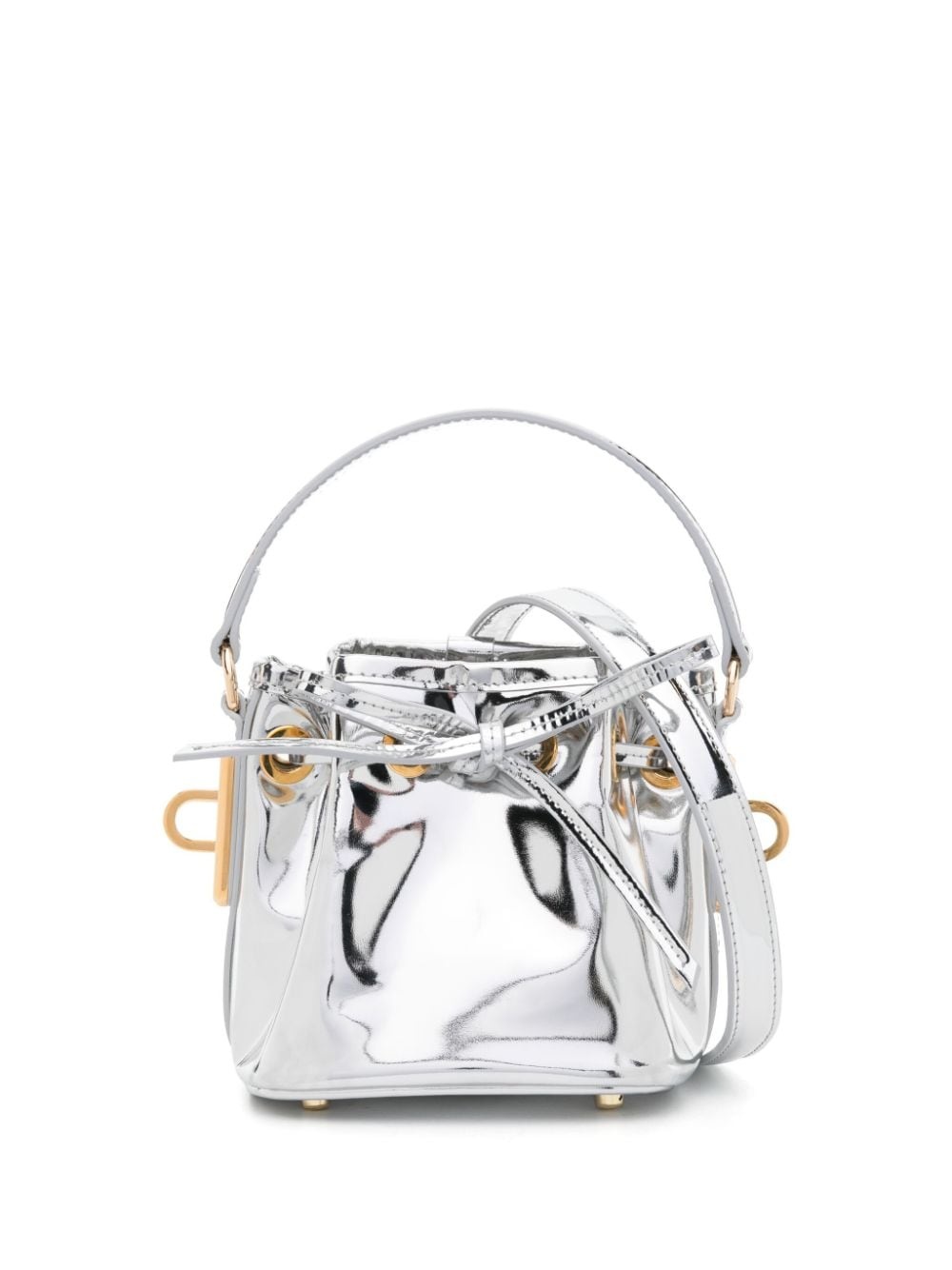 mini patent-leather crossbody bag - 1