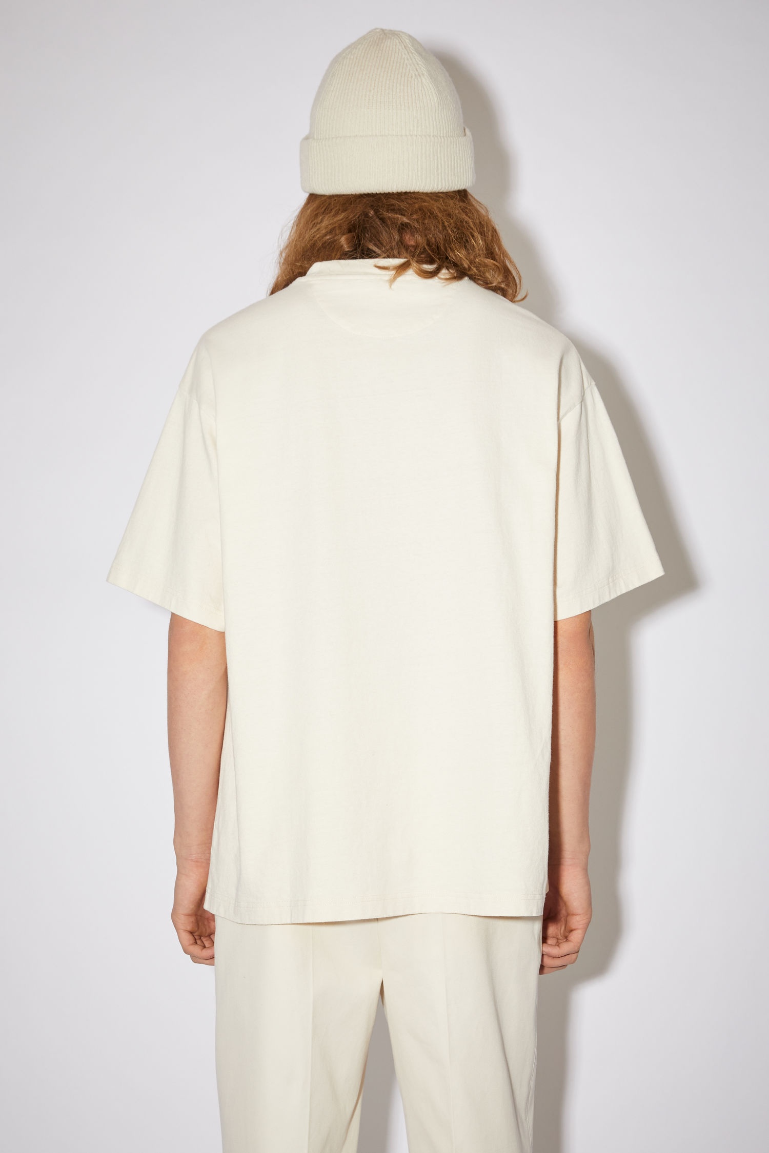 Oversized t-shirt - Green/ecru - 5