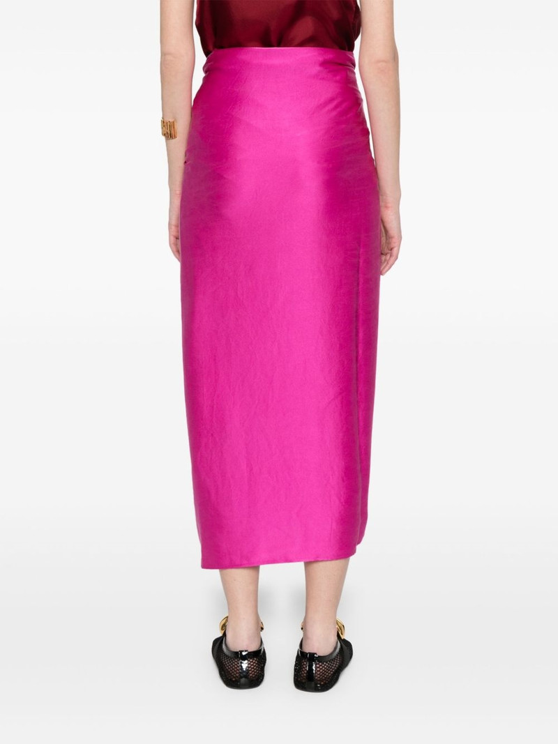 self-tie silk wrap skirt 4