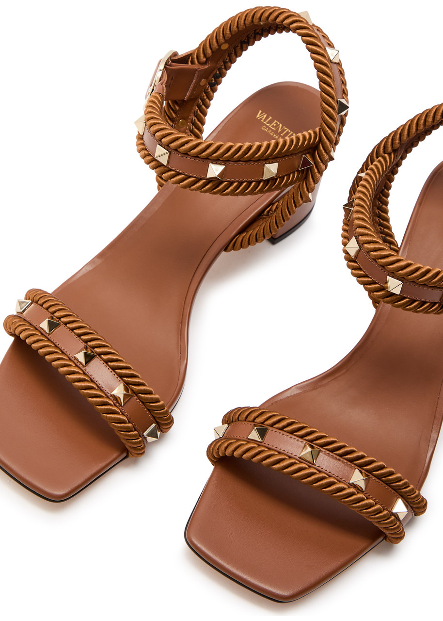 Valentino Rockstud 60 Leather Sandals - 3