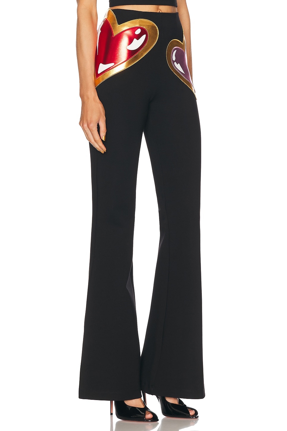 Colorblock Heart Gem Pant - 2