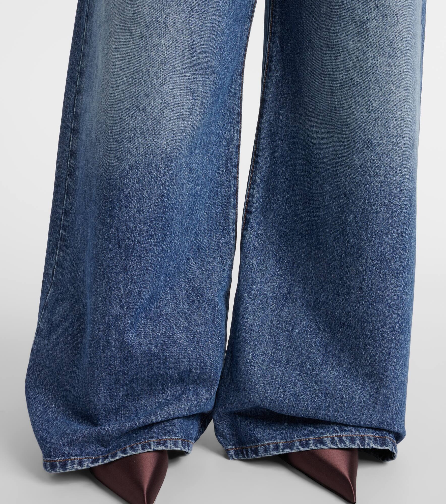 Procida mid-rise wide-leg jeans - 4