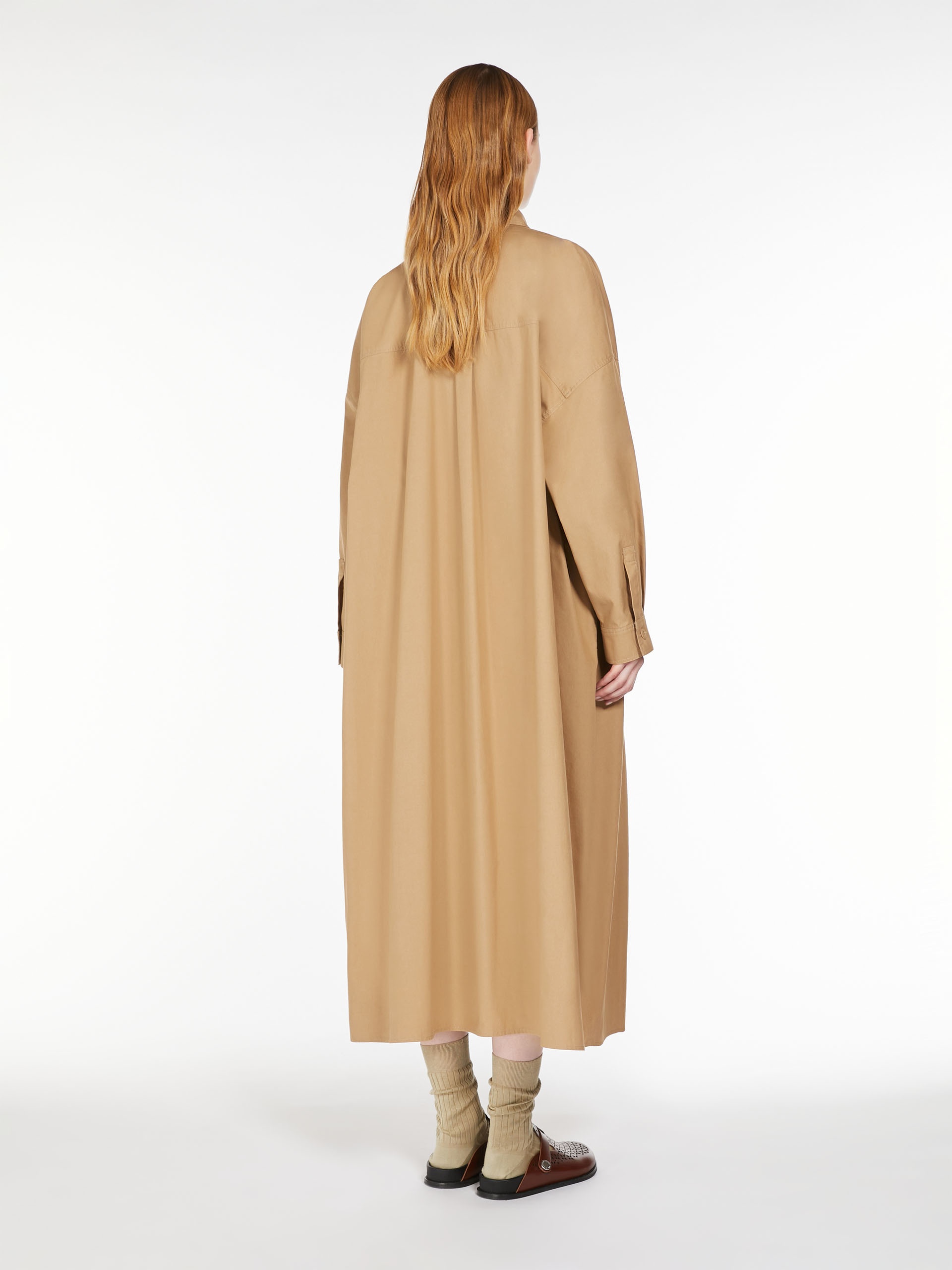 SIBERIA Cotton canvas shirt dress - 4