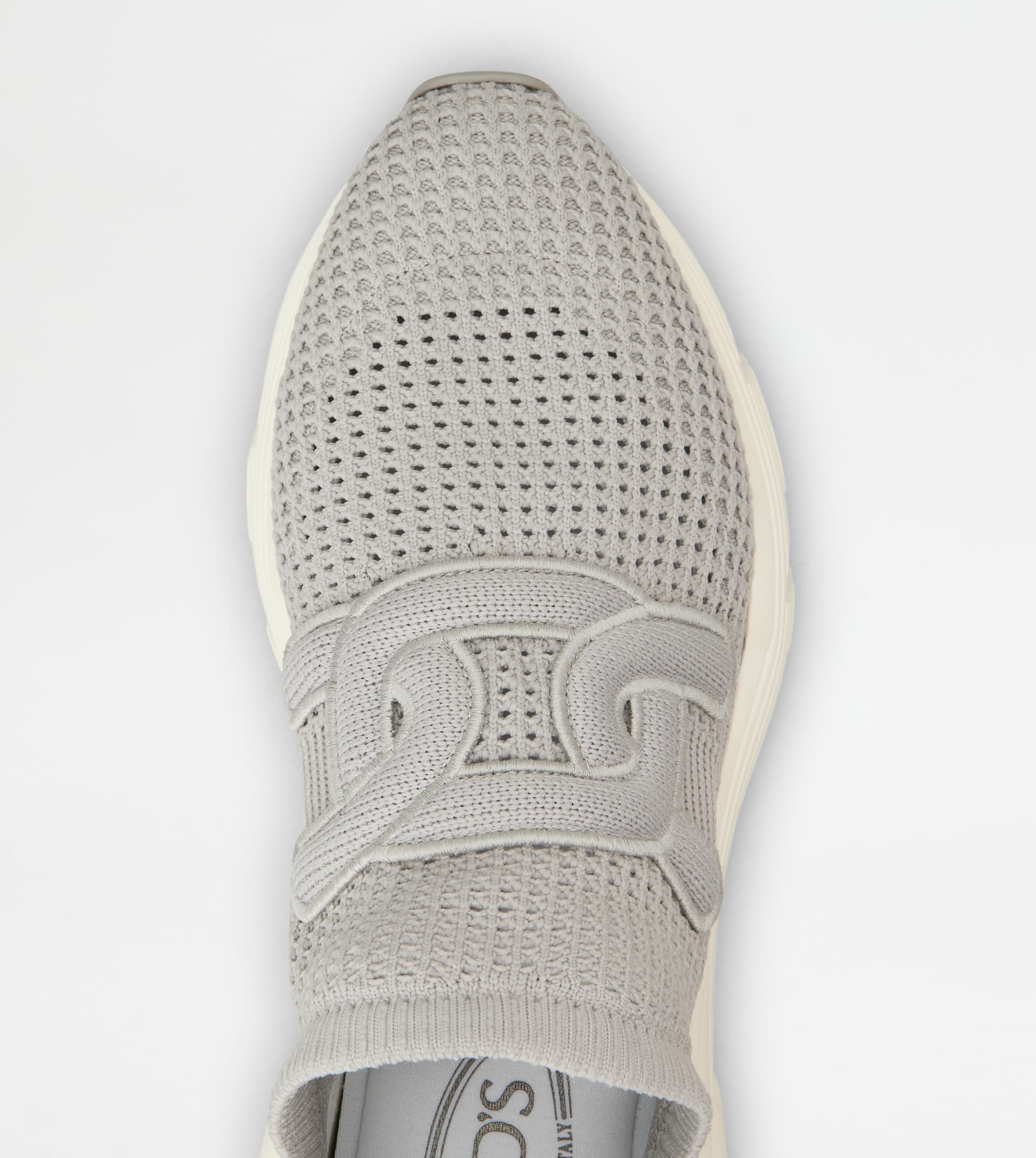 KATE SLIP-ON SNEAKERS IN FABRIC - GREY - 5