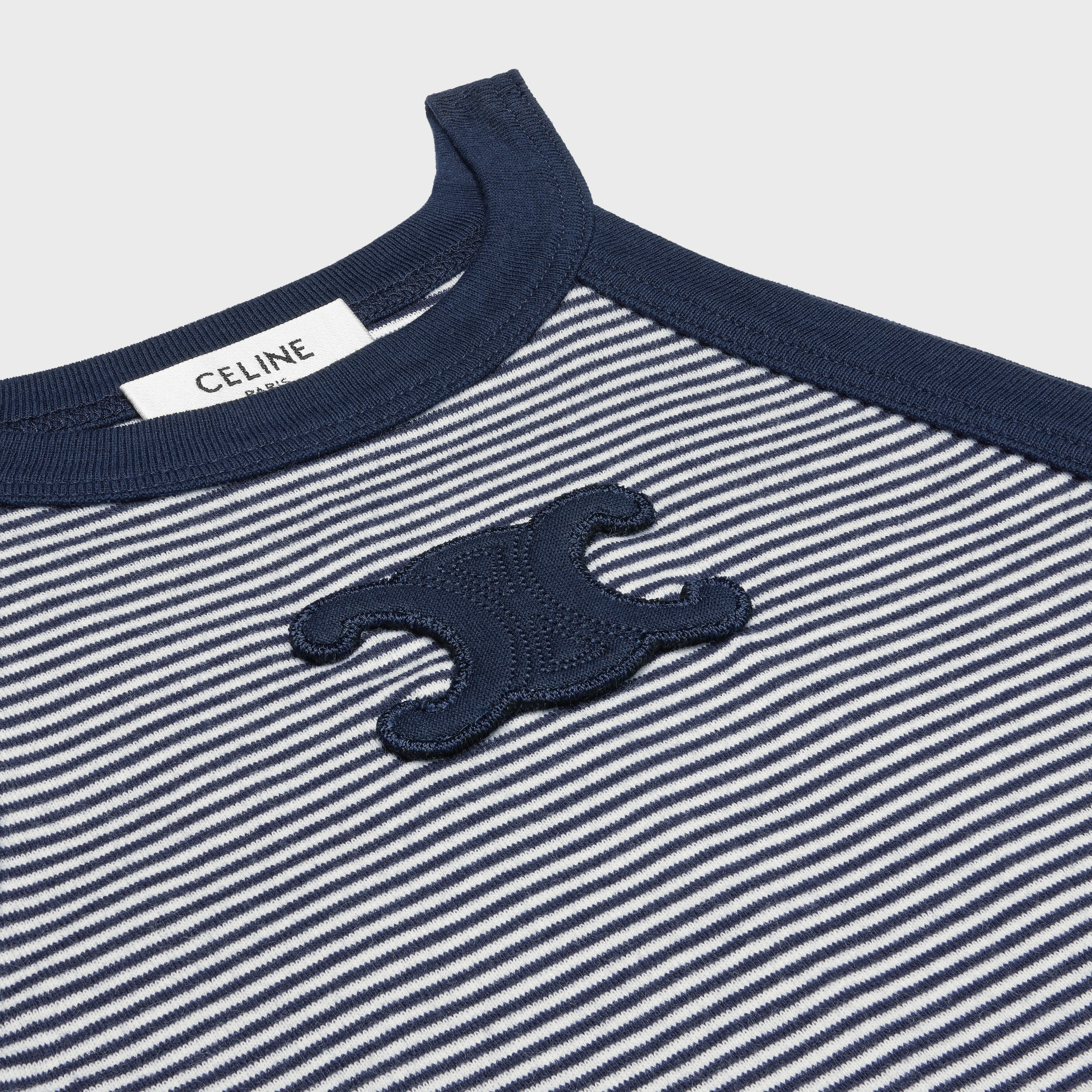 triomphe tank top in striped jersey - 3