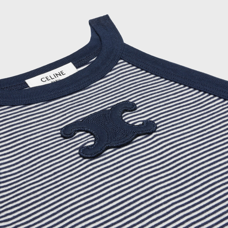 triomphe tank top in striped jersey 3