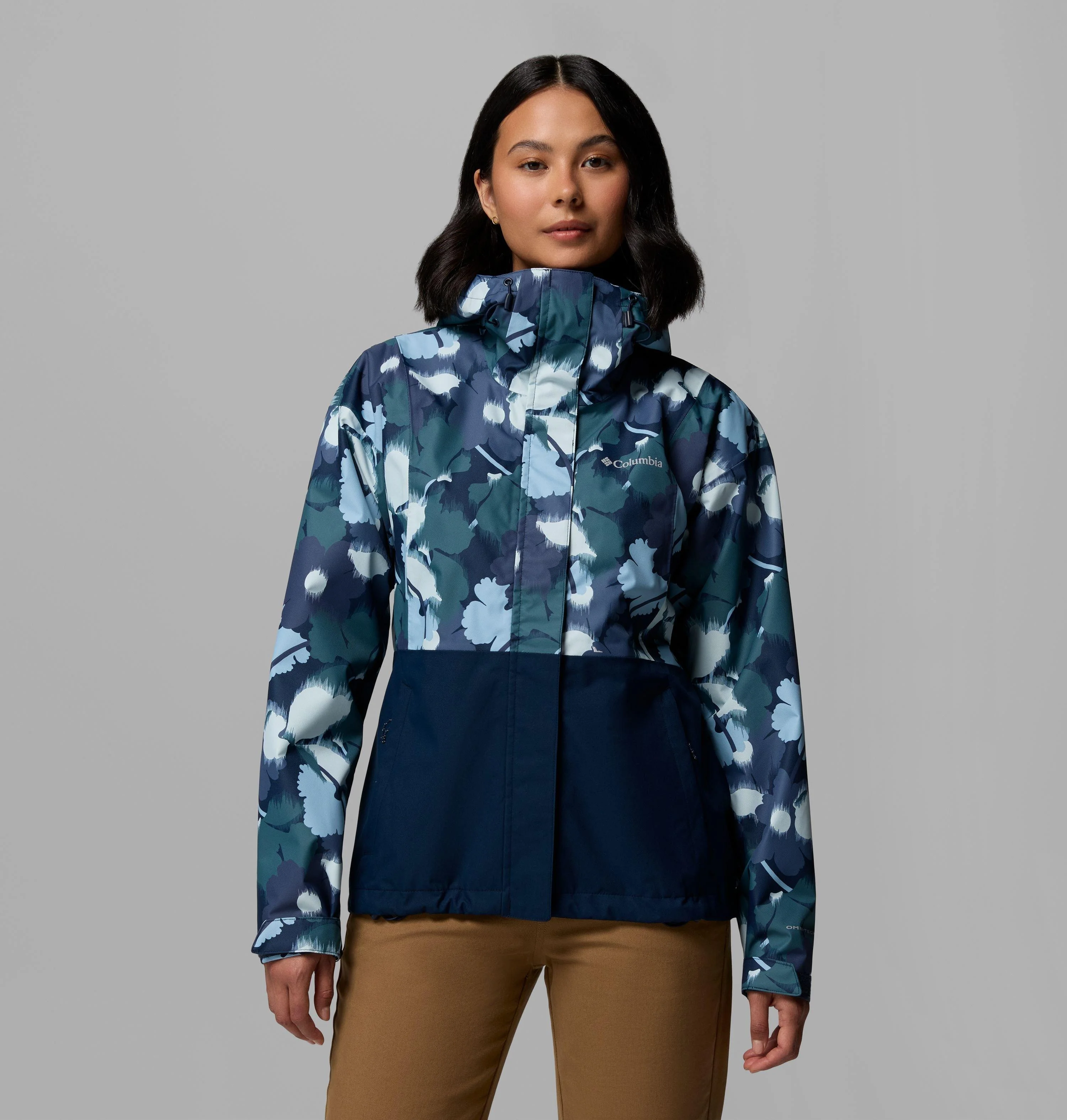 Women's Hikebound Printed Rain Jacket - 1