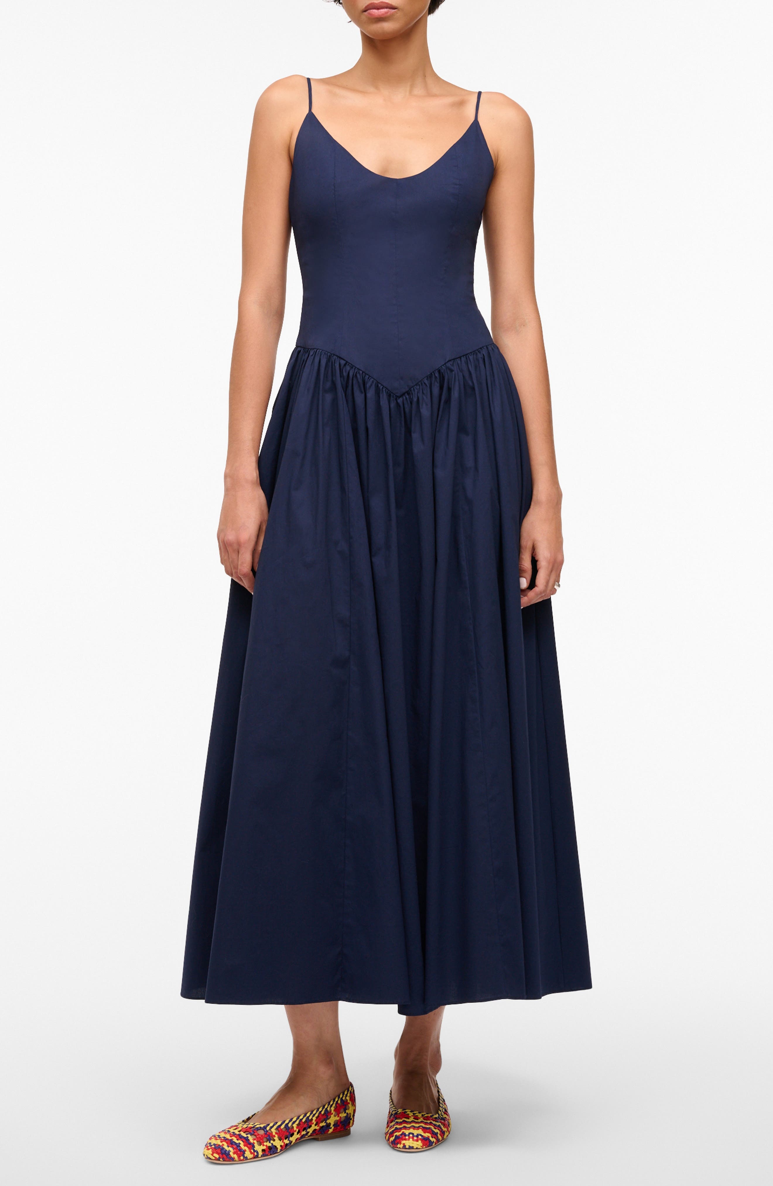 STAUD Maxi Dress in Navy at Nordstrom - 1