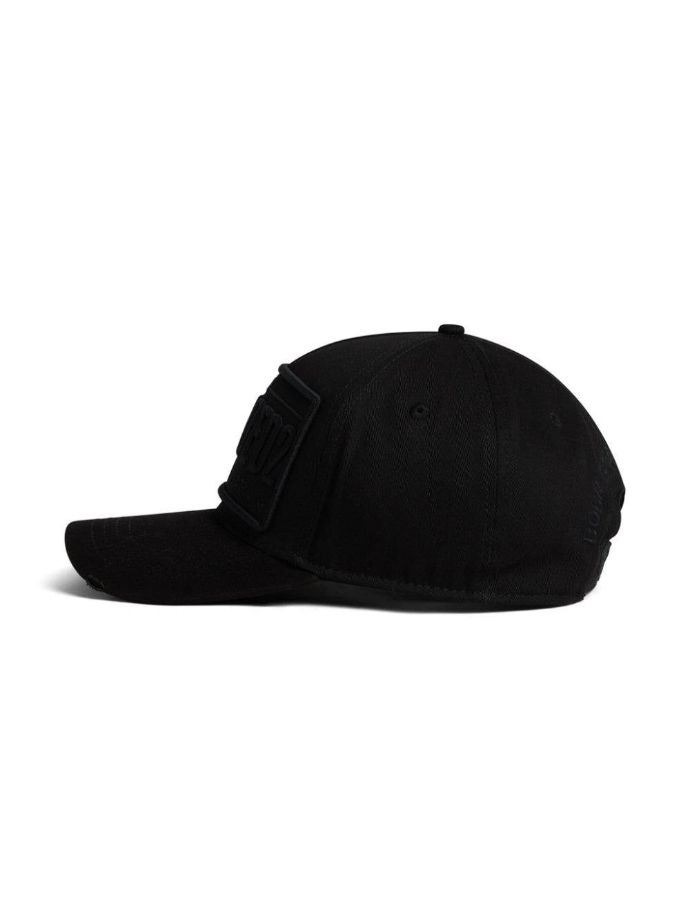 logo-embroidered cotton cap - 5