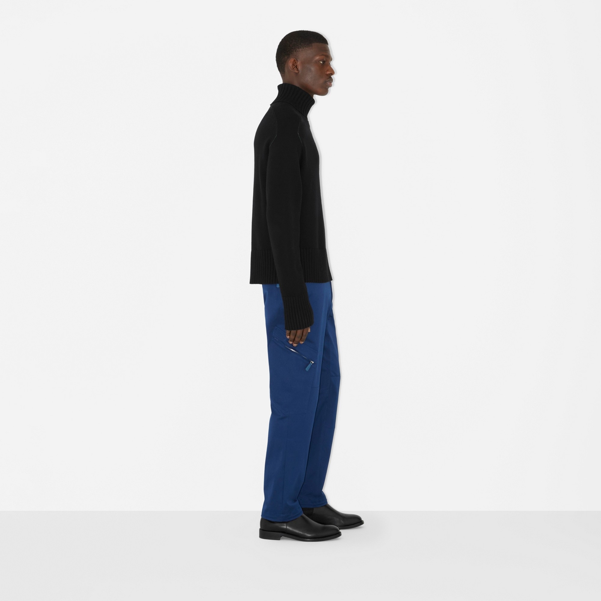 Stretch Cotton Cargo Trousers - 3
