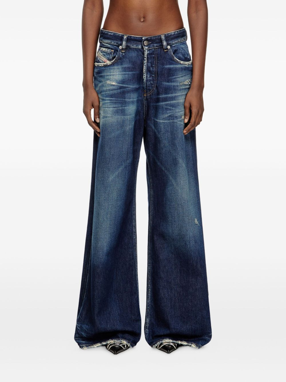 distressed-effect jeans - 3