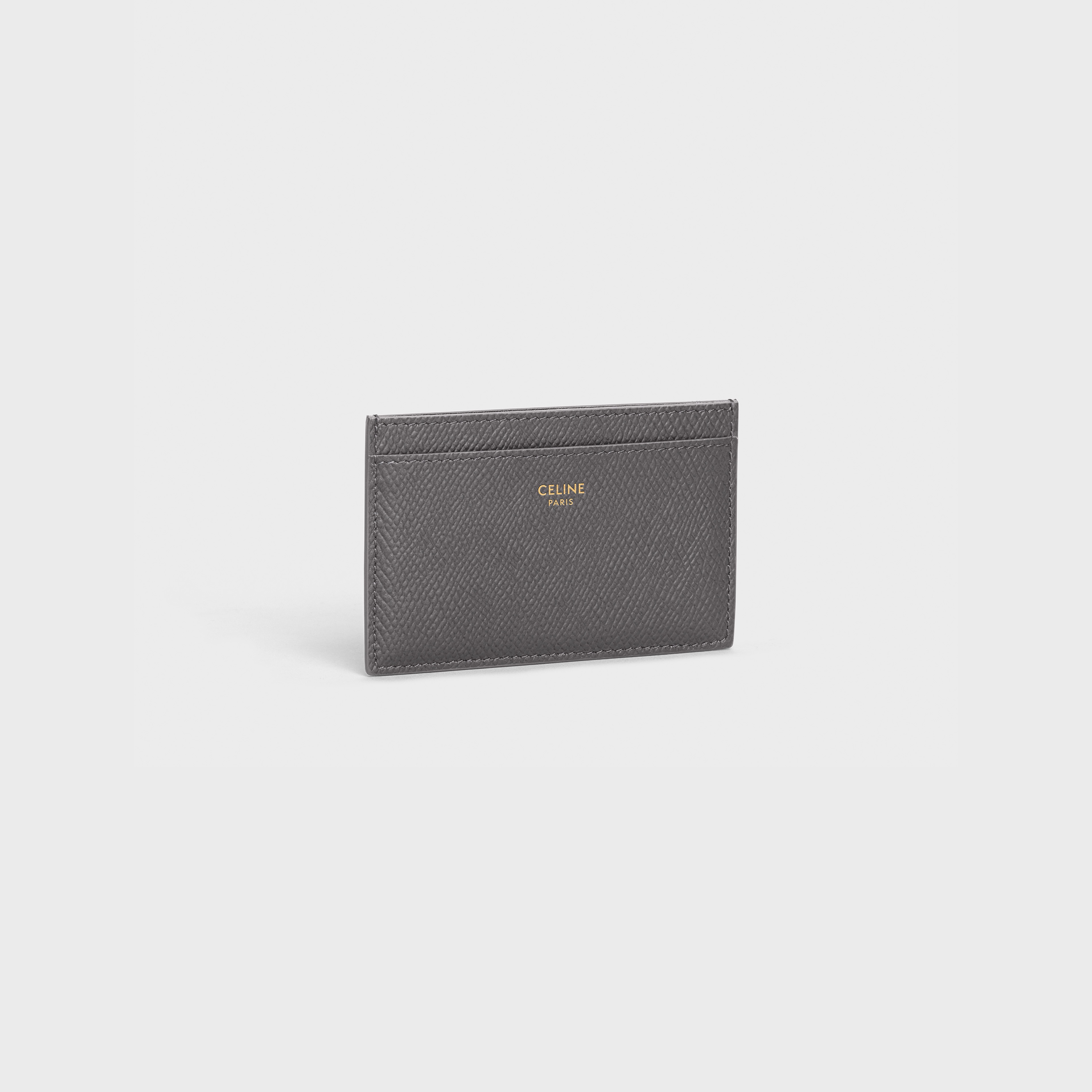 CARD HOLDER IN GRAINED CALFSKIN - 2