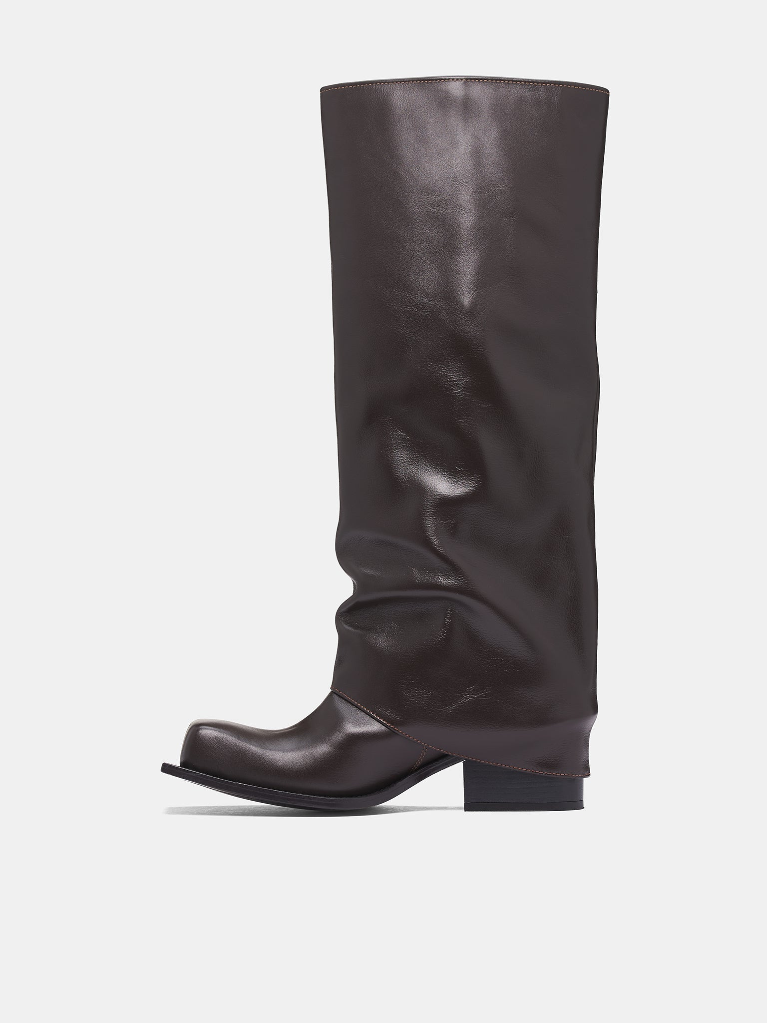 Havva Chunky Heel Leather Boots - 3