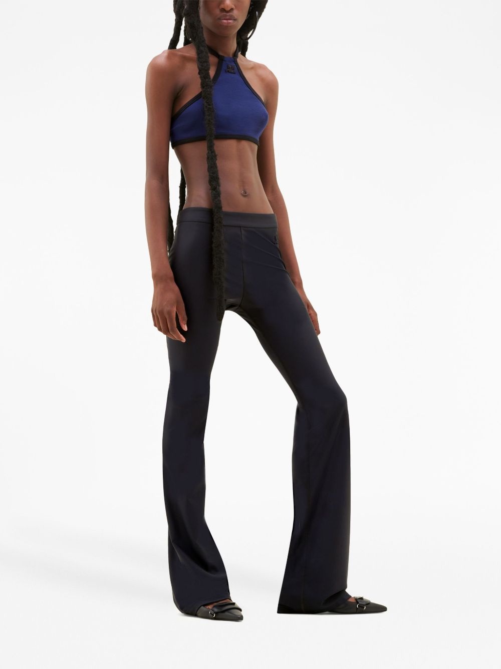 halterneck cropped top - 3