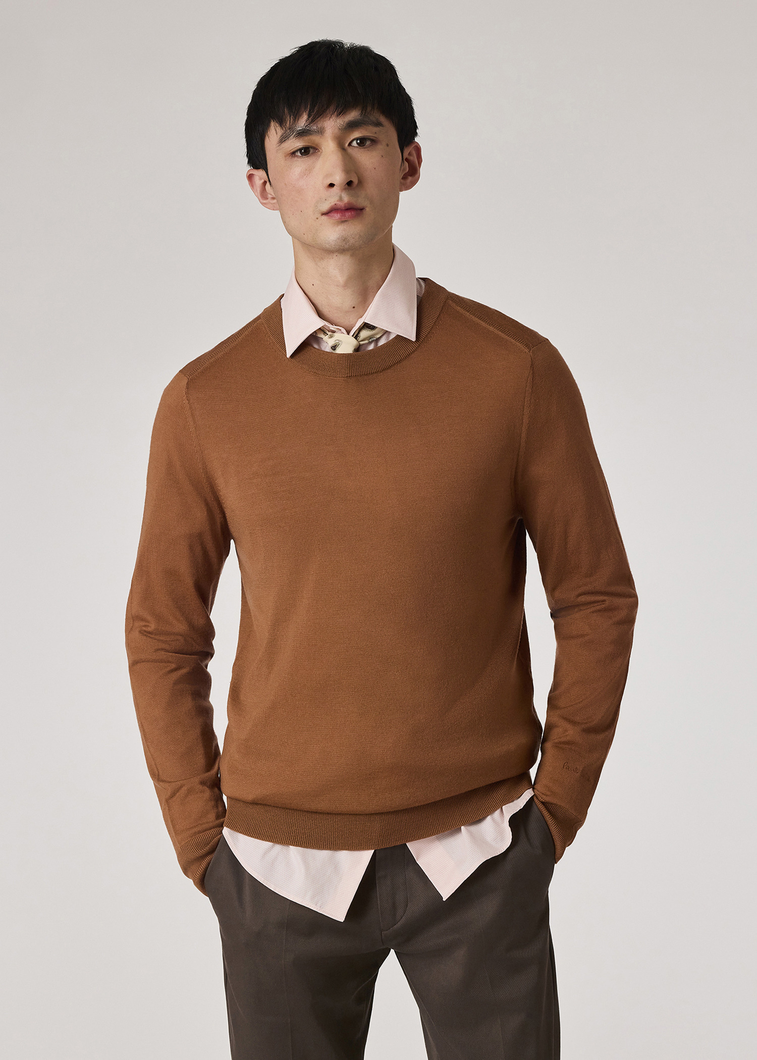Brown Merino Wool Sweater - 4