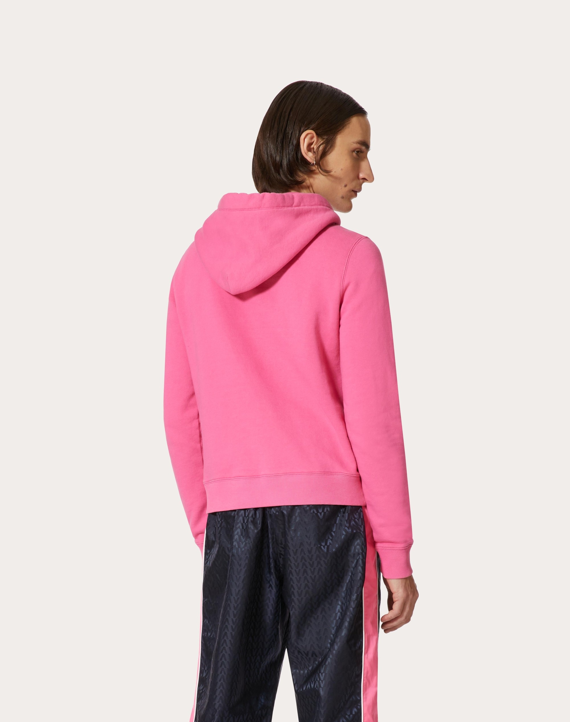 SWEATSHIRT WITH VALENTINO EMBOSSED - 4
