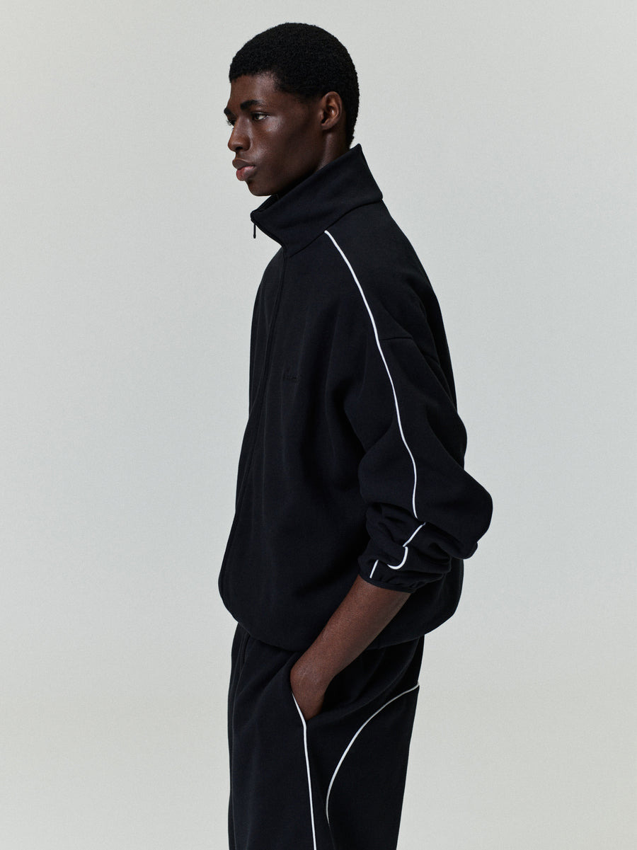 Modern Track Jacket With Piping - 2
