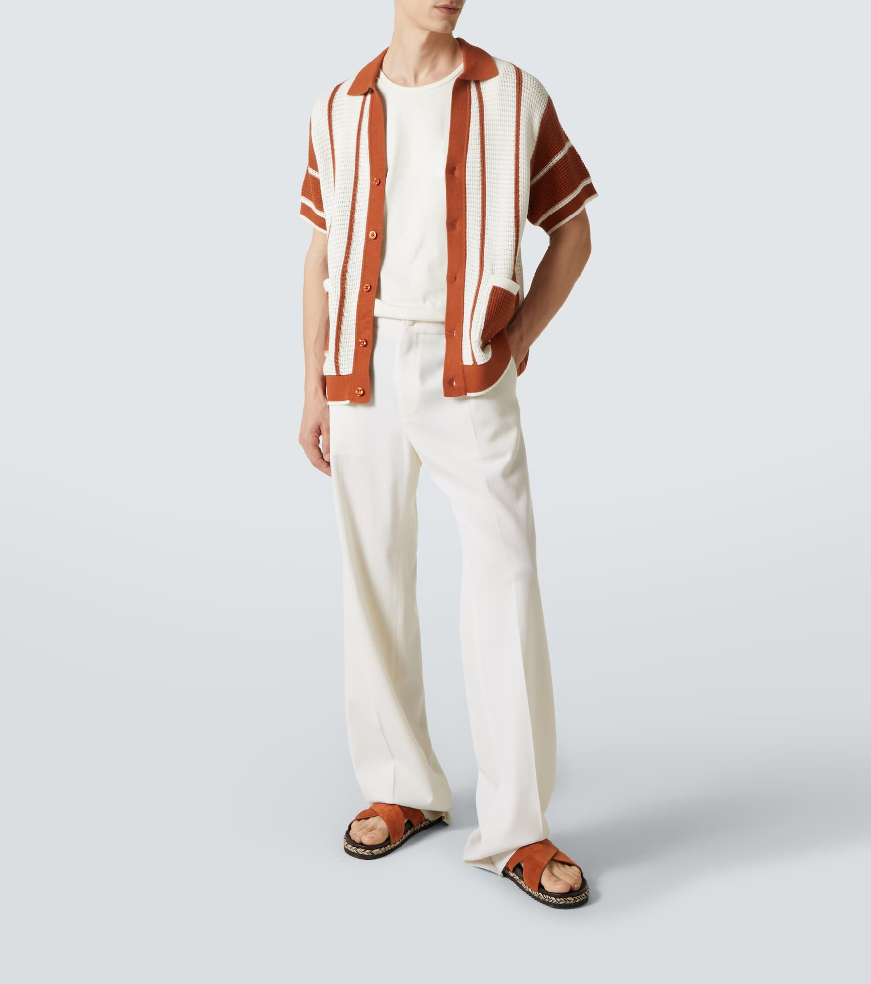 Fabricio crochet cotton shirt - 2