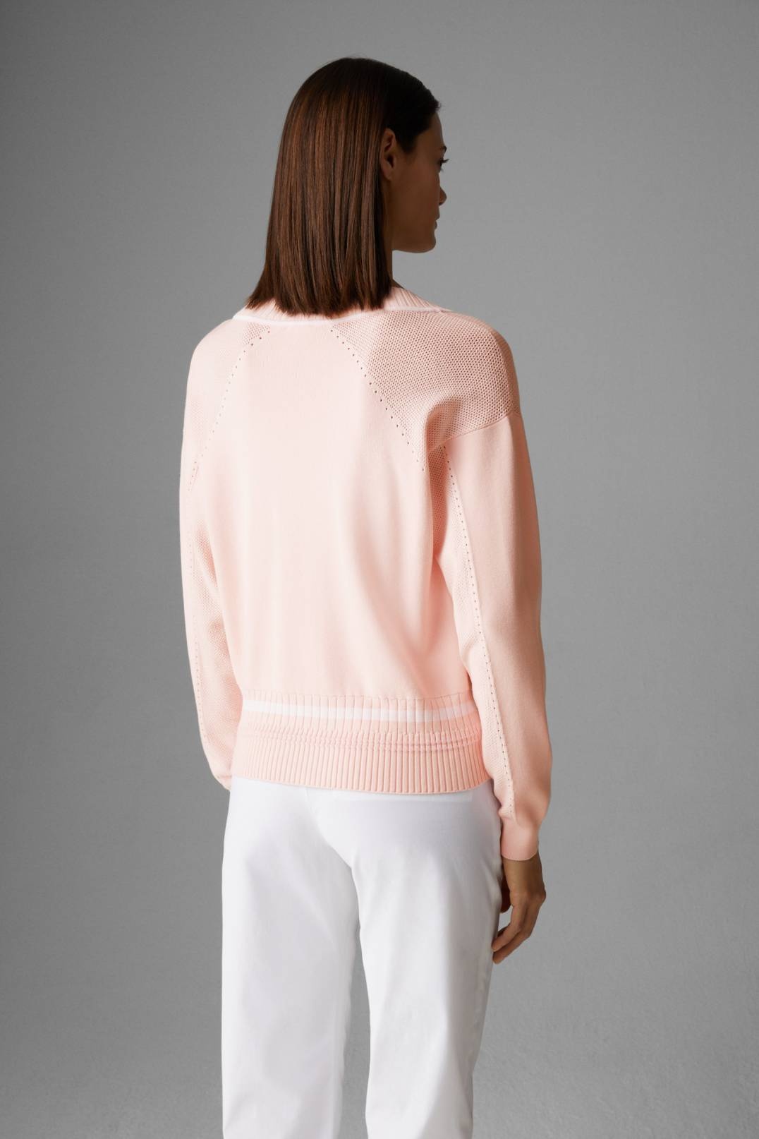 KARI KNIT PULLOVER IN PINK - 3