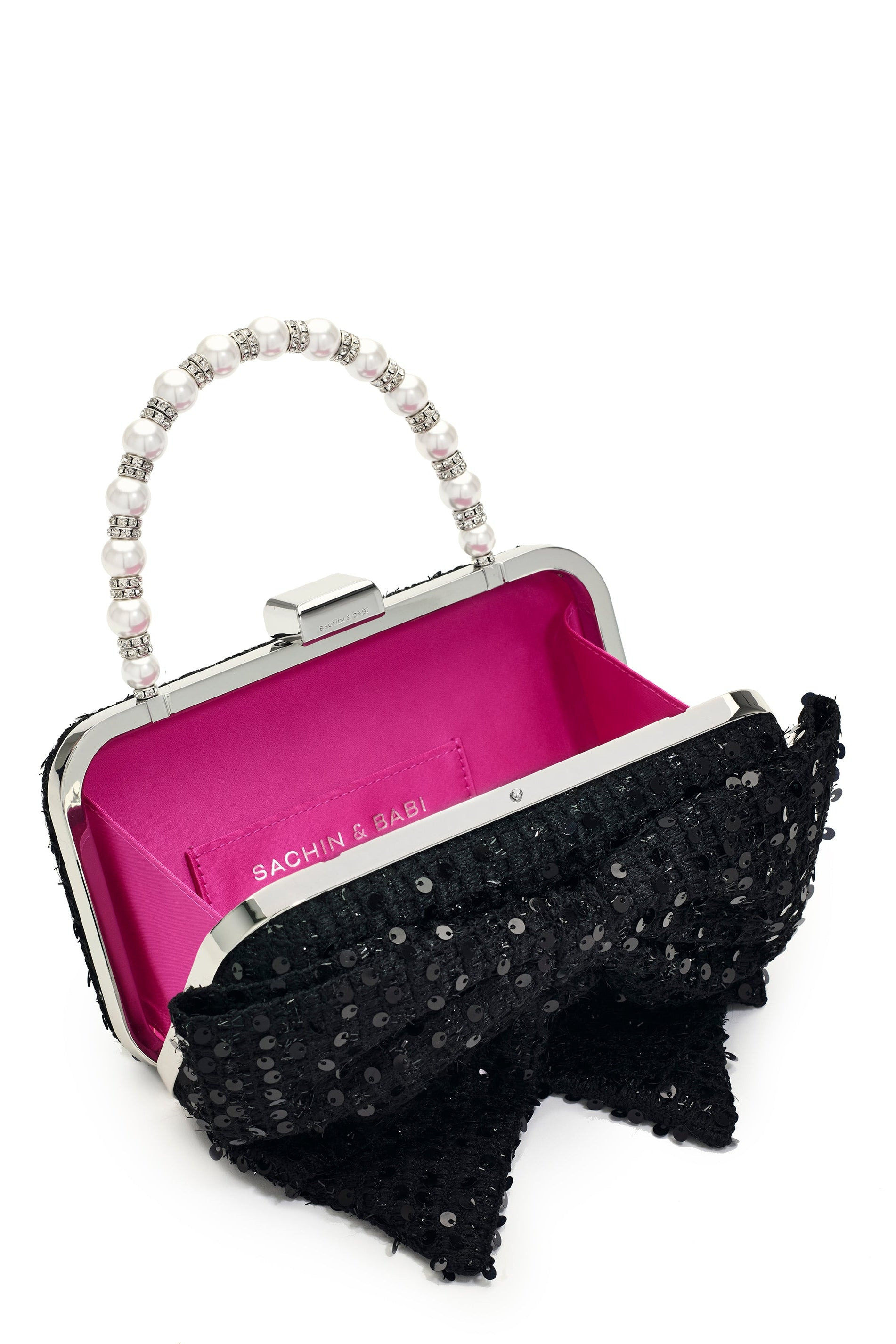 BUBBLY BAG - BLACK SEQUINS - 3