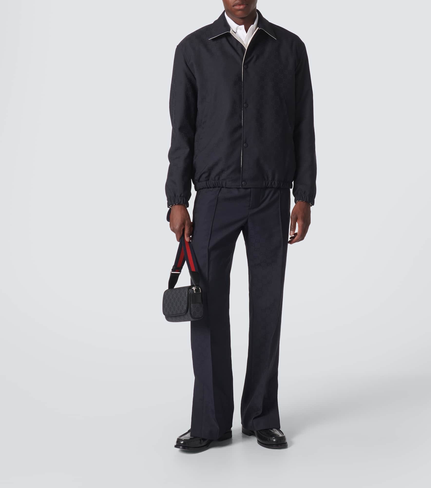 GG mid-rise straight pants - 2
