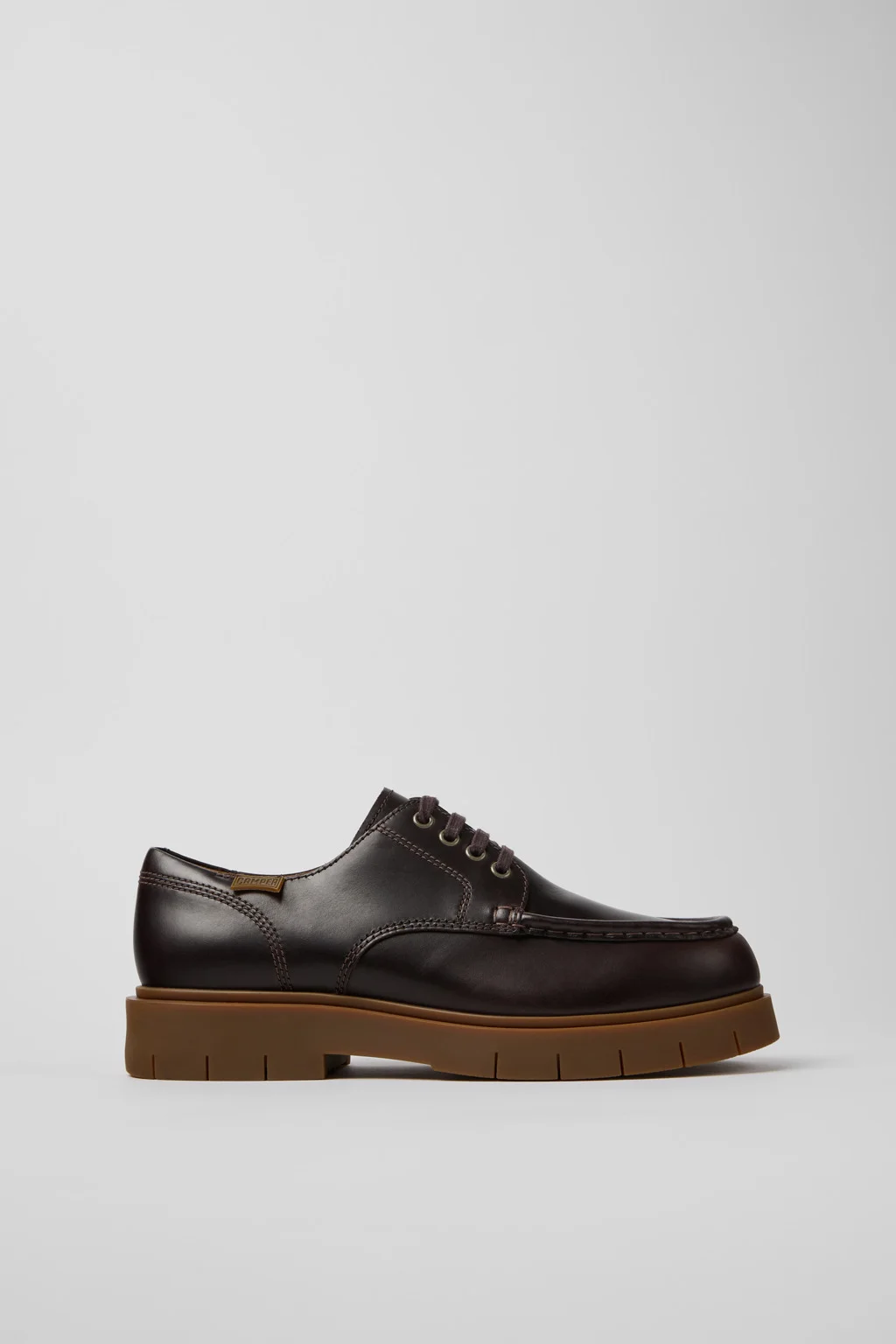 Alaro Brown Leather Shoes for Men. - 1